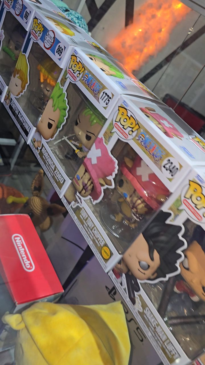 Wall of Funko Pop boxes at Ravenz Realm